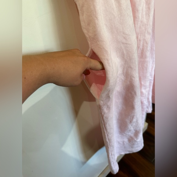 Kyra Jane Linen Jumper Dress - Picture 3 of 5